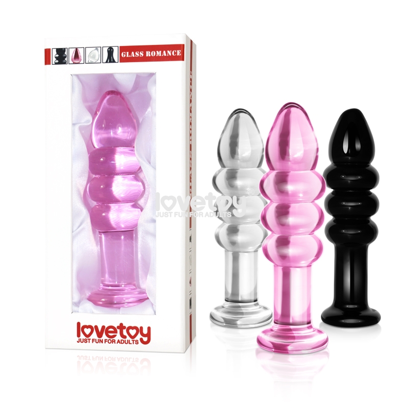 Стеклянный анальный фаллоимитатор Glas Calisto Clear Glass Dildo, бесцветный, до 18 см GLAS-78 - Glas - Анальные стимуляторы - Купить